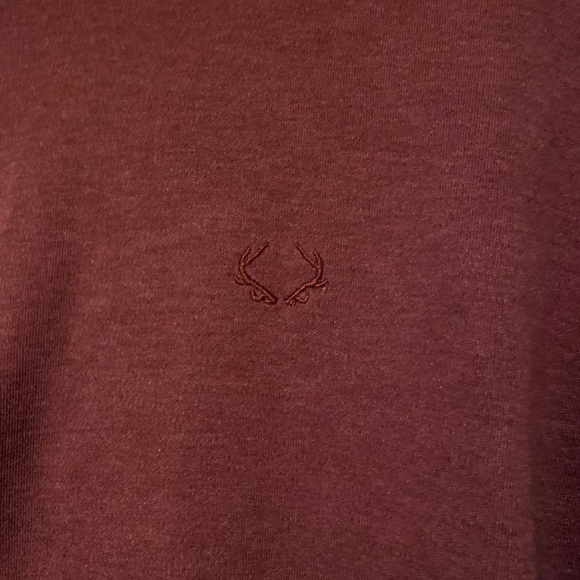 Biltmore Collection Quarter Zip Men’s Size Large Burgundy Long Sleeve - Picture 2 of 5